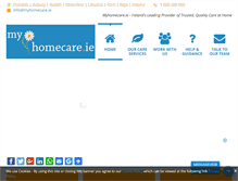 Tablet Screenshot of myhomecare.ie